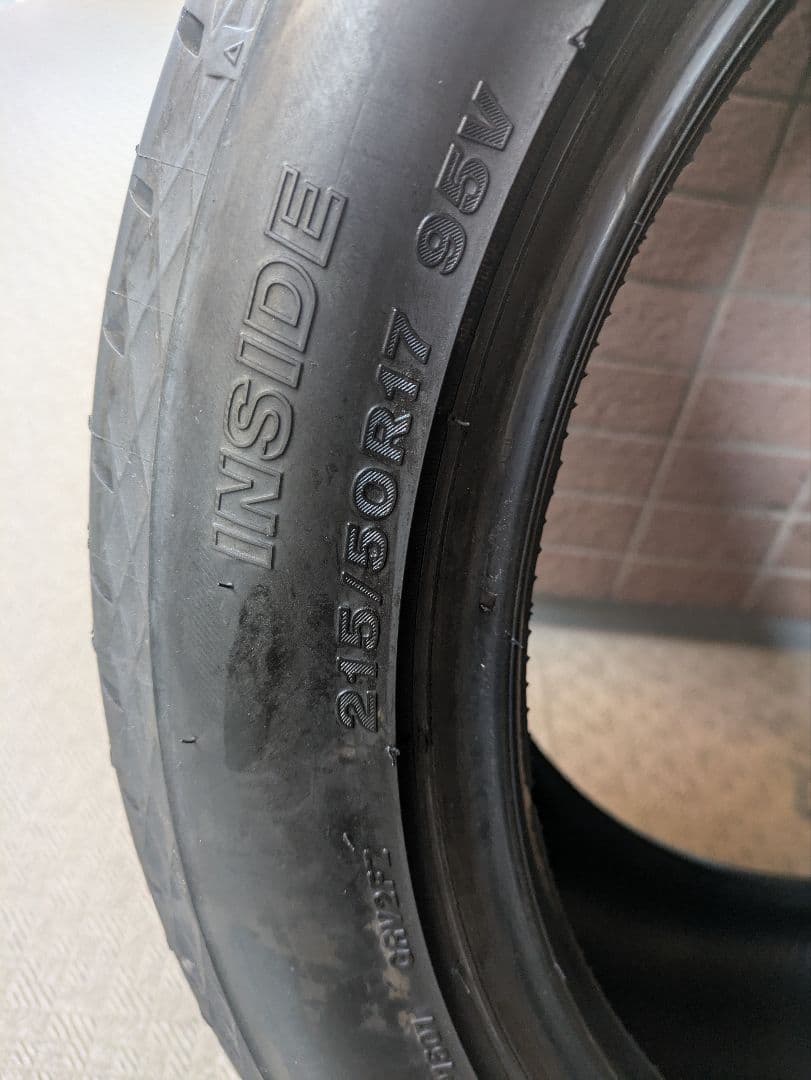 2022年式REGNO GRVII 215/50R17 使用距離300㌔中古1本