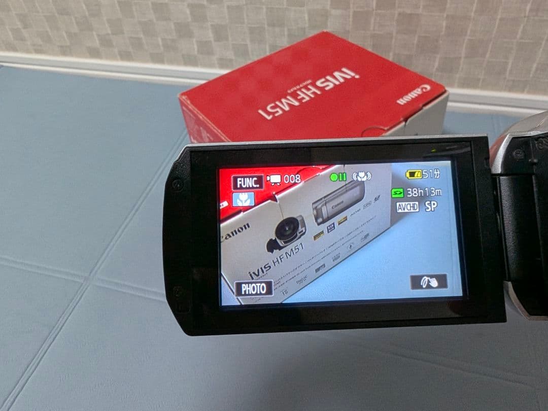 Canon HF M51 ビデオカメラ(予備バッテリー付)