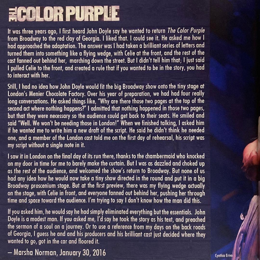 【輸入盤】THE COLOR PURPLE カラー・パープル ミュージカル版