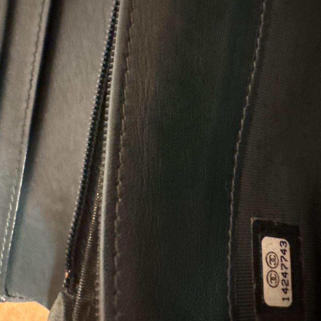 CHANEL シャネル　長財布　グリーン
