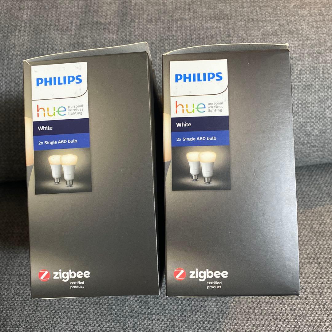 【未開封】PHILIPS hue ホワイト シングルランプA60 2個×２箱