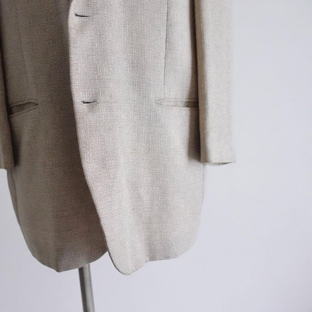 1980s GIANFRANCO FERRE ウールシルク　テーラードジャケット