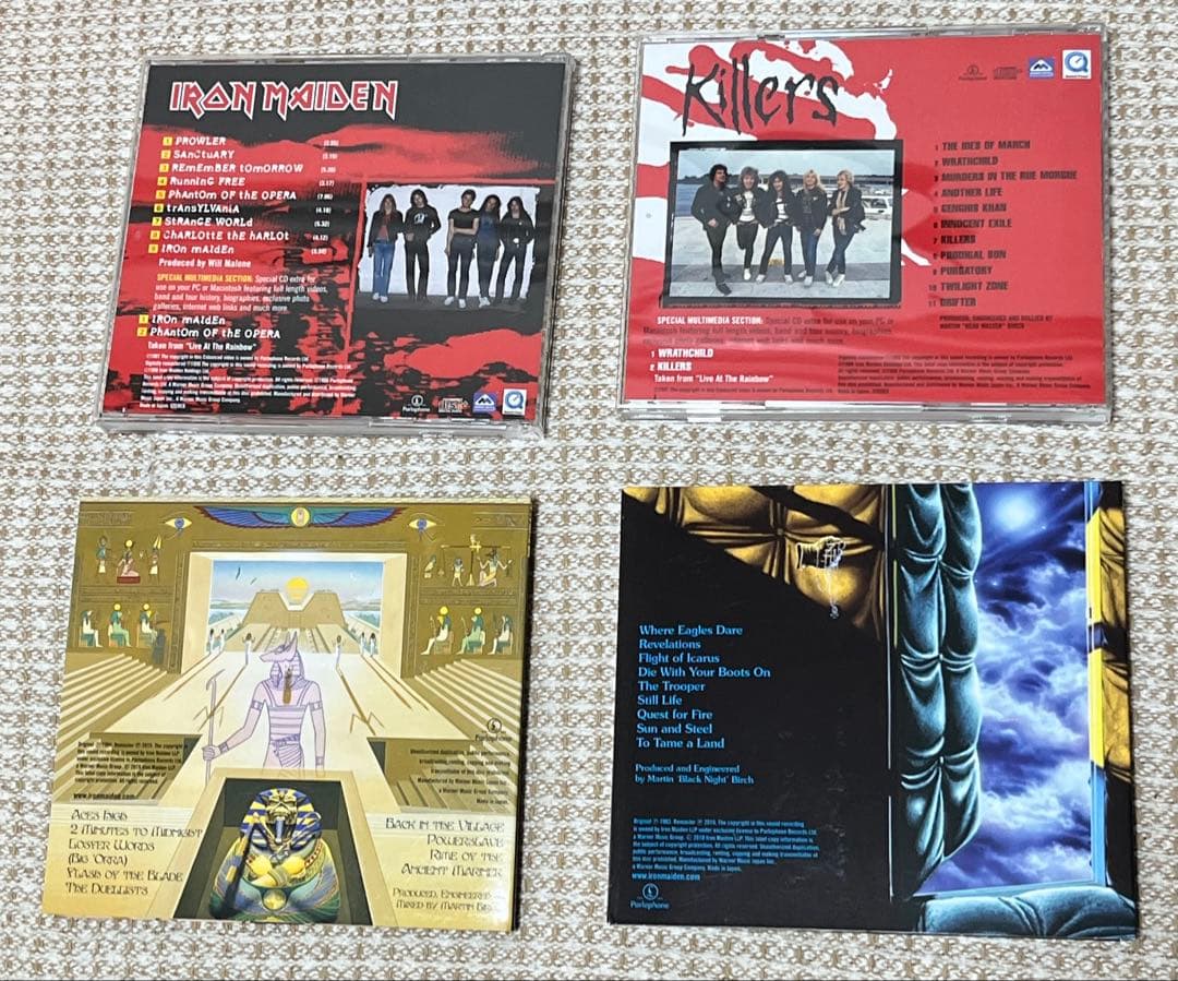 アイアンメイデンCDピクチャー盤4枚セット！