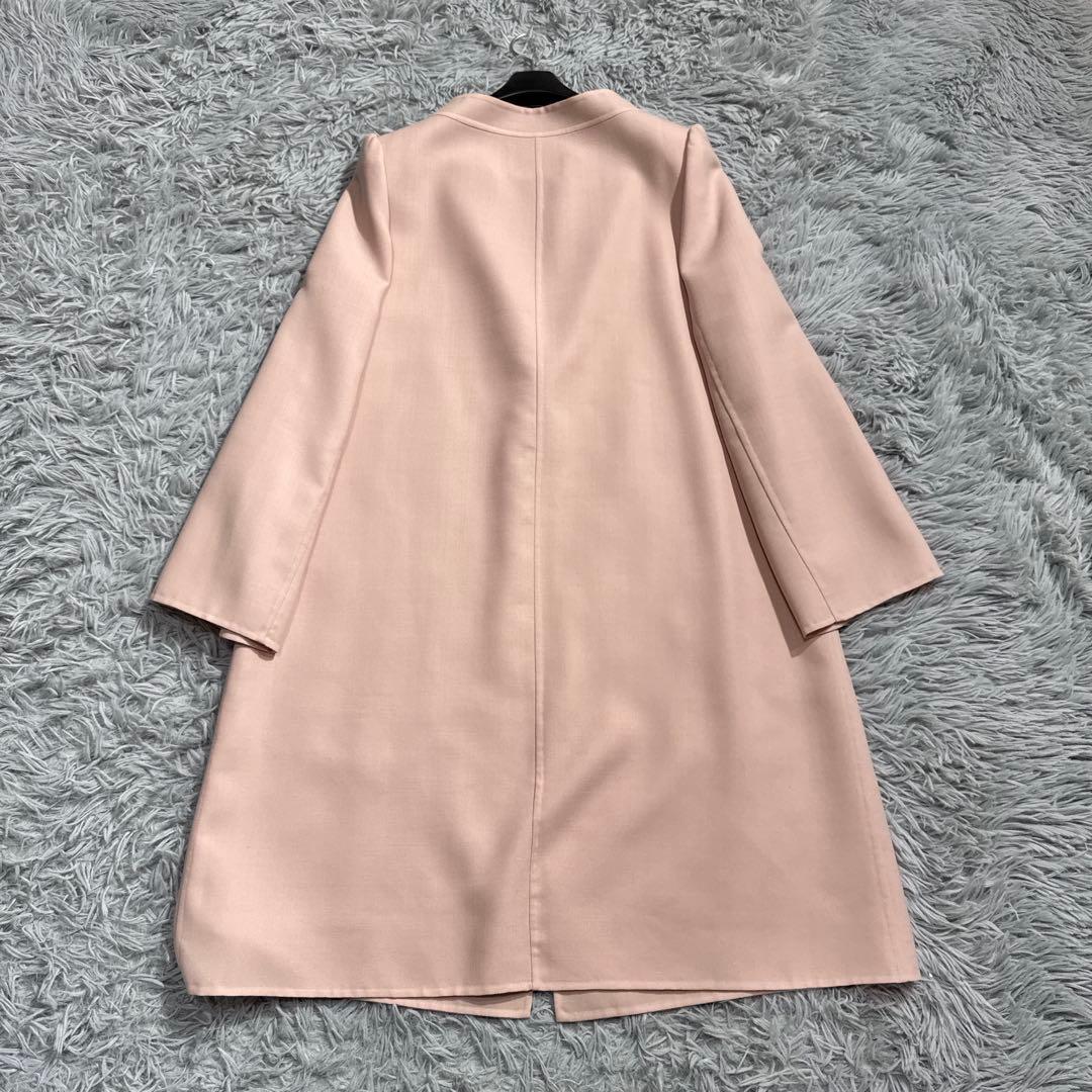 未使用級✨15万 フォクシー Voyage ダブルフェイスコート ピンク 軽量