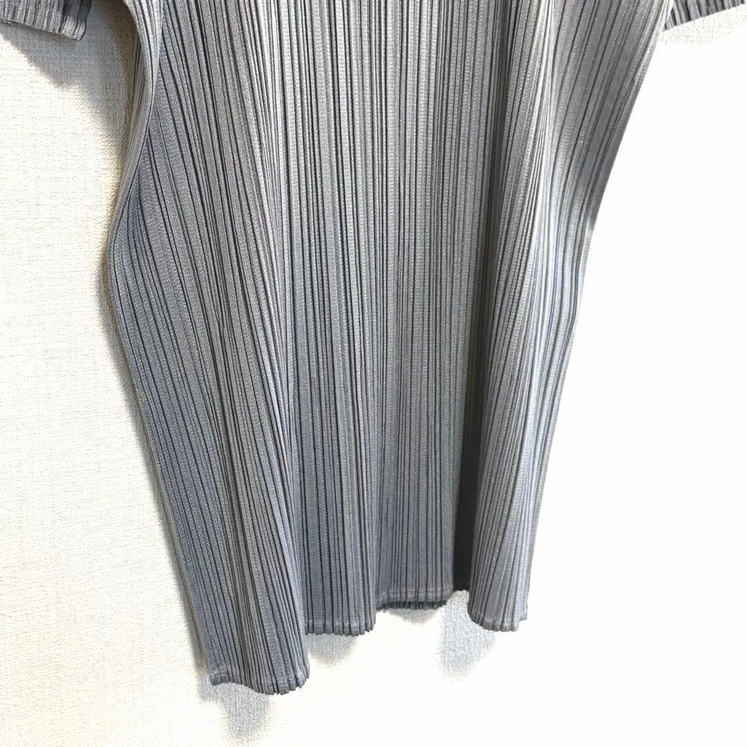 【最終価格・美品】PLEATS PLEASEプリーツプリーズ 半袖 グレー