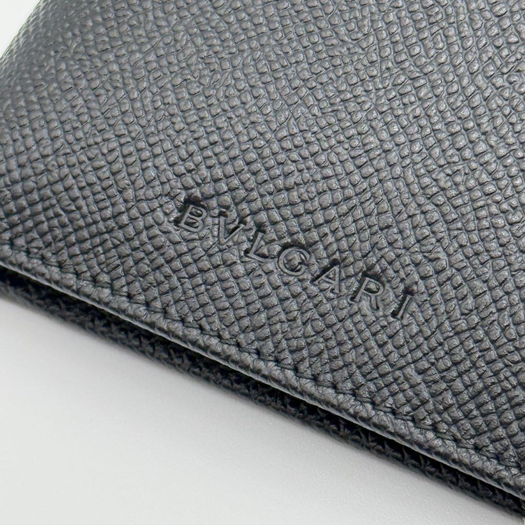 BVLGARI ブルガリ 二つ折り ロゴ 財布 ウォレット メンズ 小銭 カード
