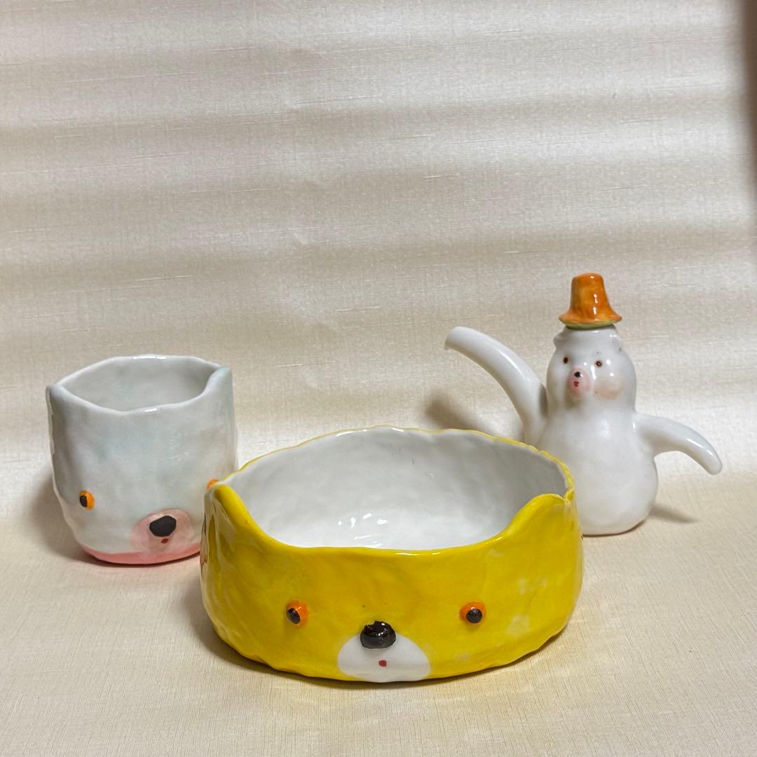 増田光HIKARI MASUDA くまクマ 陶器ボウル 新品未使用