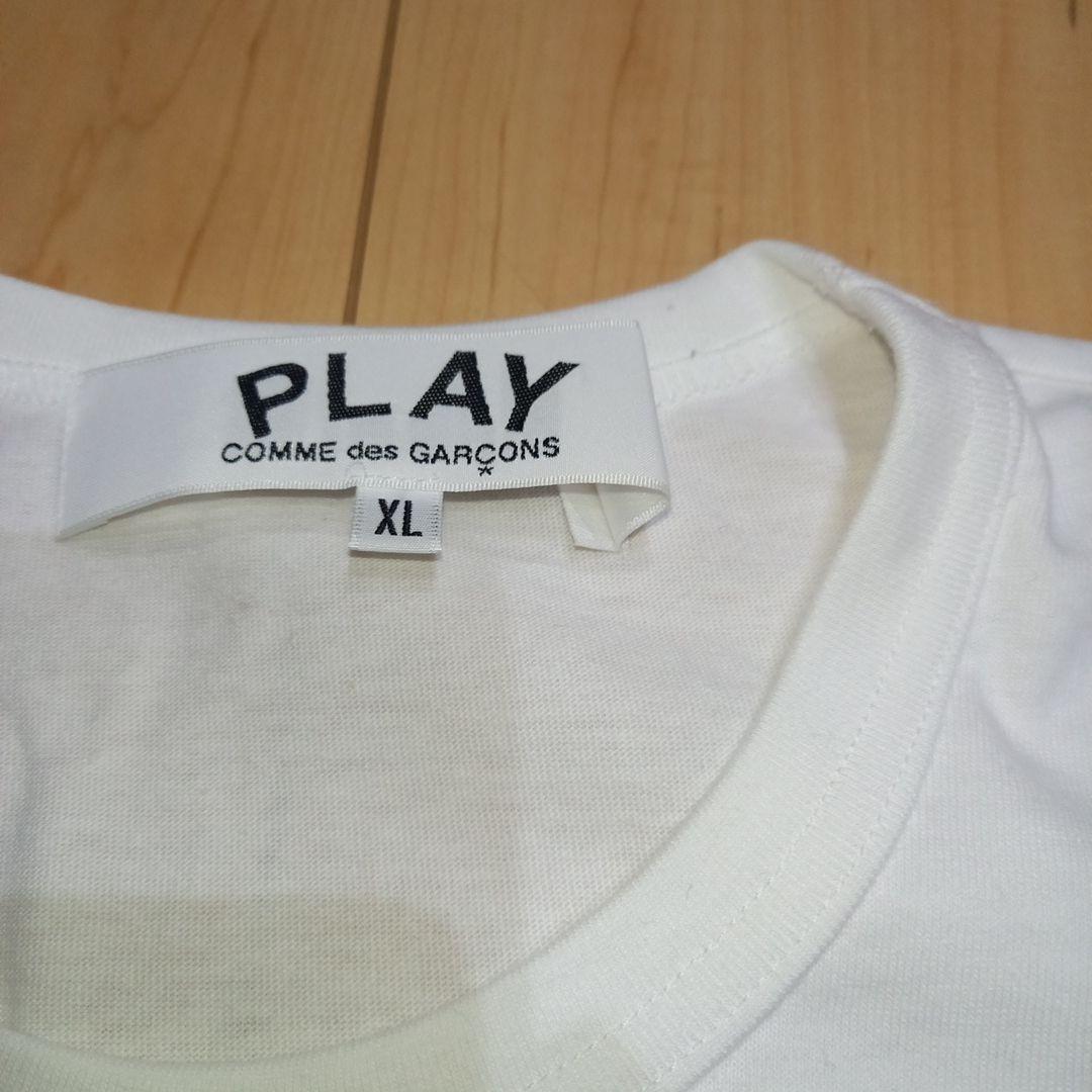 PLAY COMME des GARÇONS Tシャツ XL ホワイト