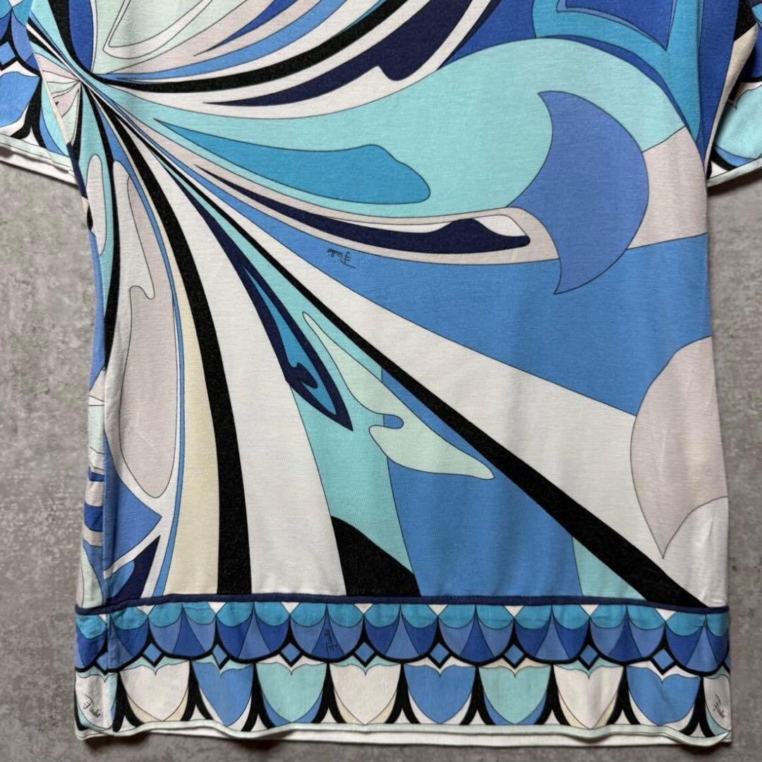 EMILIO PUCCI エミリオプッチ　Tシャツ　カットソー　プッチ柄 XS
