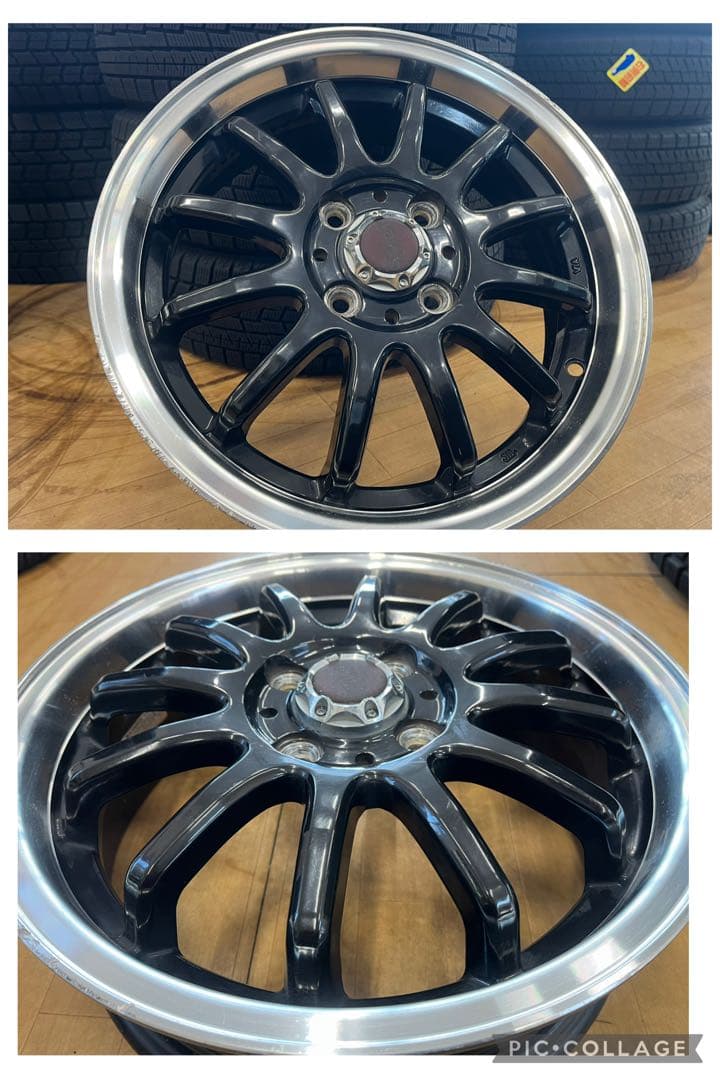 期【現品限り】軽自動車用 中古アルミホイール 15インチ4本セット