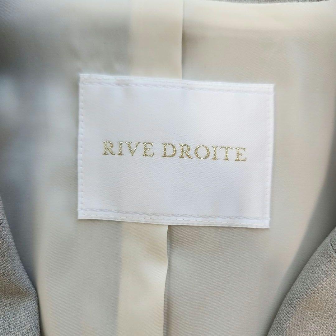 美品✨RIVE DROITE　リヴドロワ　リネンライクピークドラペルジャケット