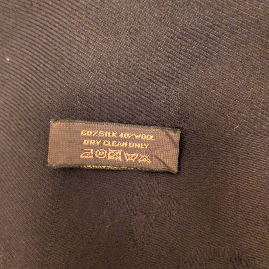 LOUIS VUITTON ブラック ストール　kkk☆