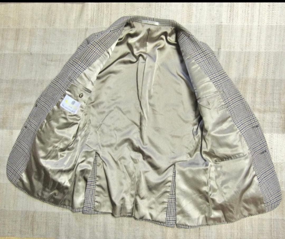 Aquascutum テーラードジャケット チェック柄