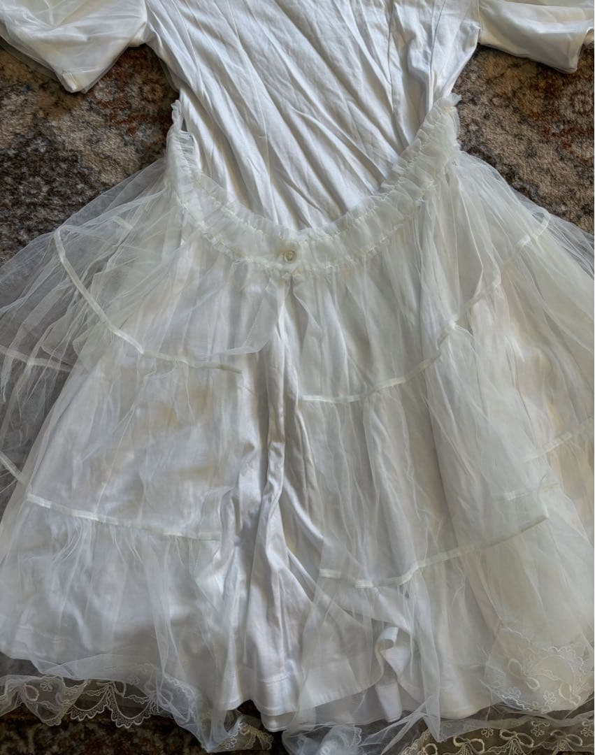 Simone Rocha ホワイトティアードワンピースXS
