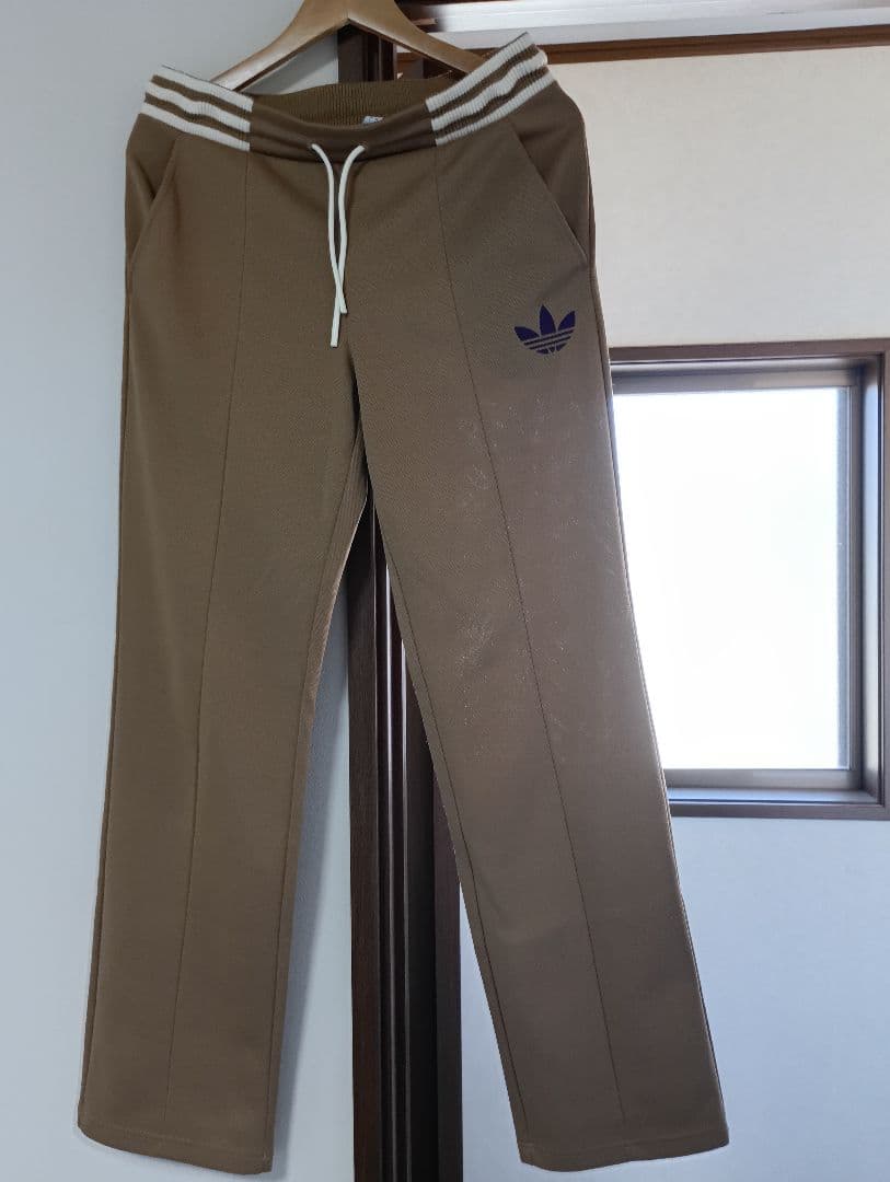 adidas IB3437 ワイドレッグ トラックパンツ XL 美品