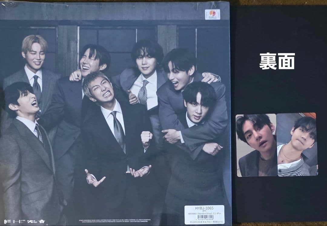 BTS ARIRANG アリラン V Vinyl 未開封 トレカ付 レコード