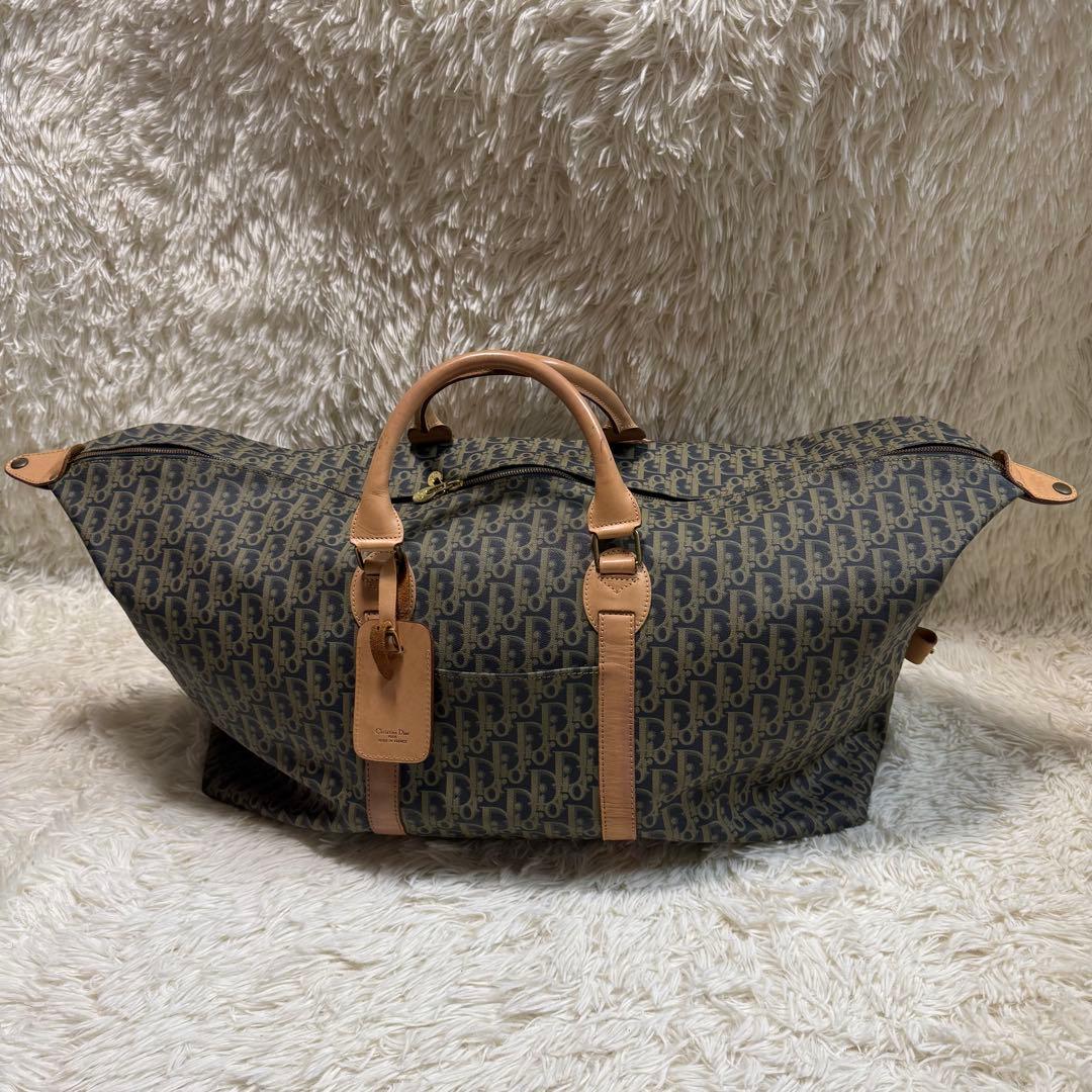 【超大容量】Christian Dior ボストンバッグ　トロッター　ディオール