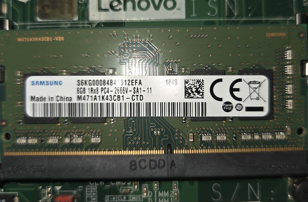 Windowsデスクトップ Lenovo ThinkCentre M715q 8GB SSD 512GB