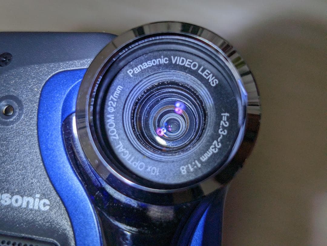 Panasonic NV-GS50K MiniDVビデオカメラ ダビングに