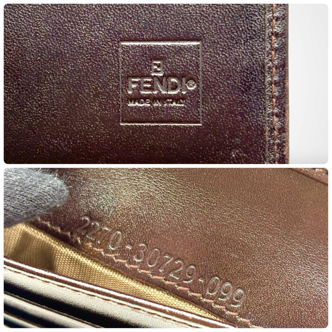 小物 FENDI Zucca pattern Compact wallet Y2K