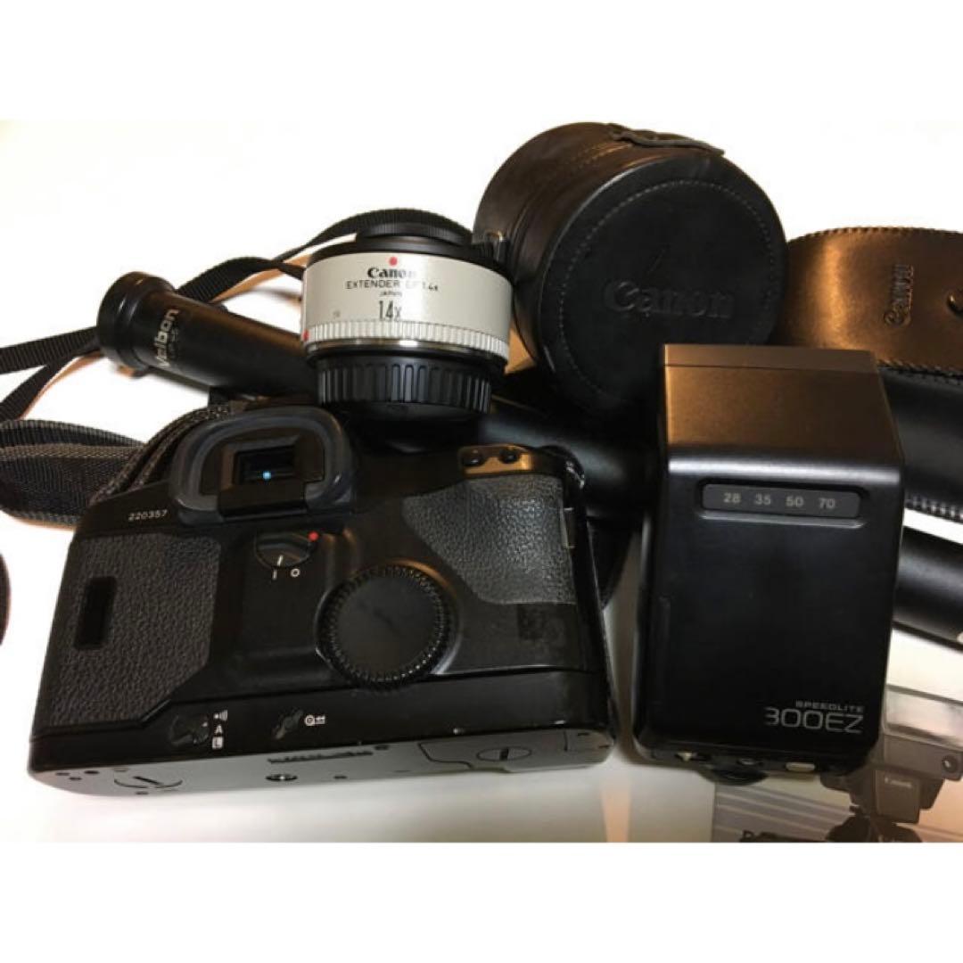 CANON EOS-1ボディ スピードライト300EZ EXTENDER1.4x