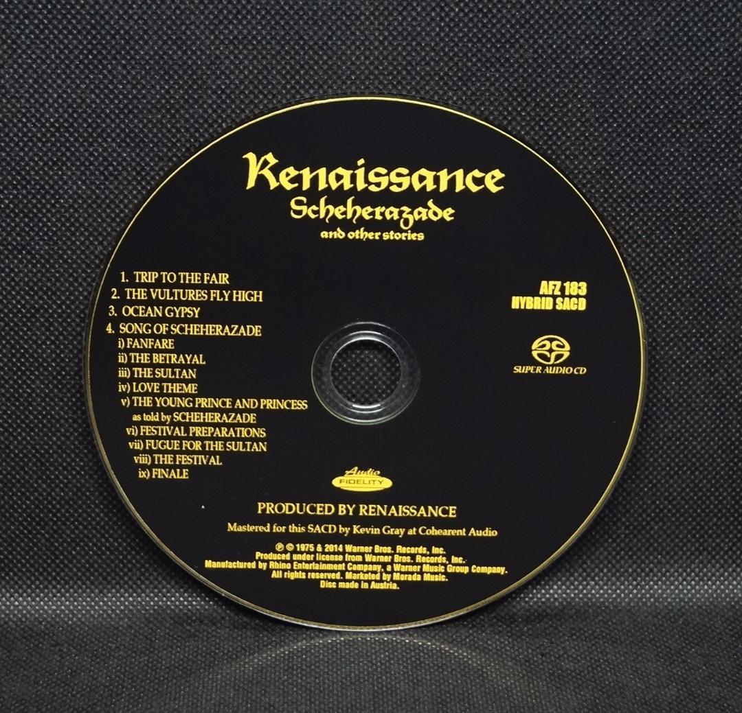 【中古SACD】ルネッサンス「シェエラザード夜話」Audio Fidelity