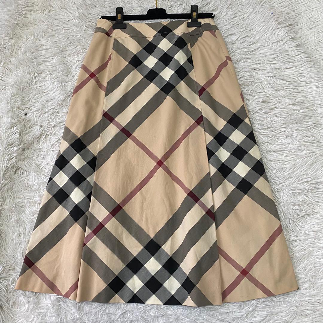 BURBERRY LONDON メガチェック ロングスカート 大きいサイズ 13