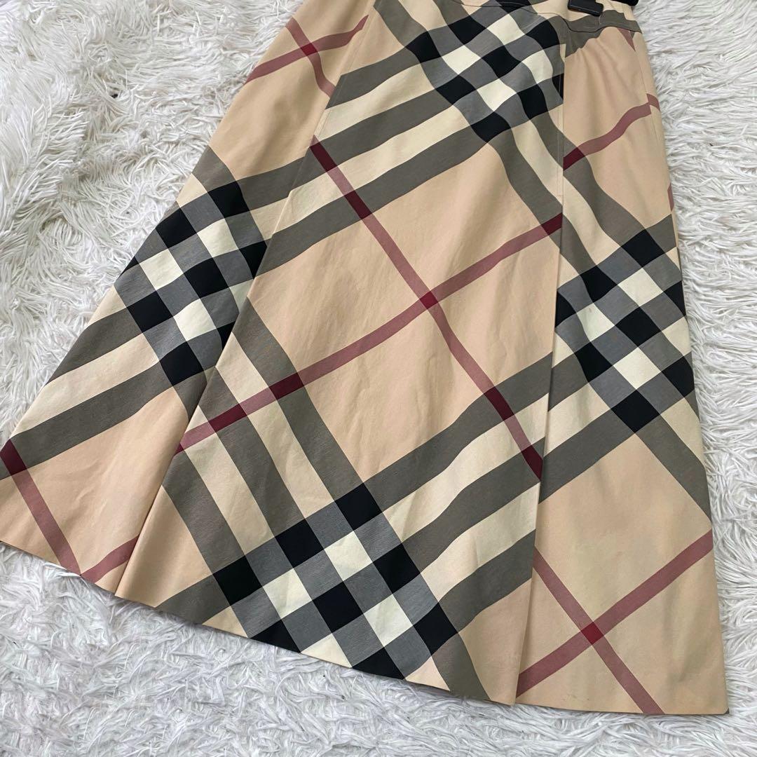 BURBERRY LONDON メガチェック ロングスカート 大きいサイズ 13
