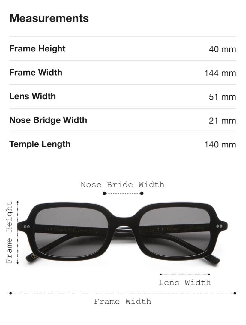 CRAP EYEWEAR スクエア サングラス
