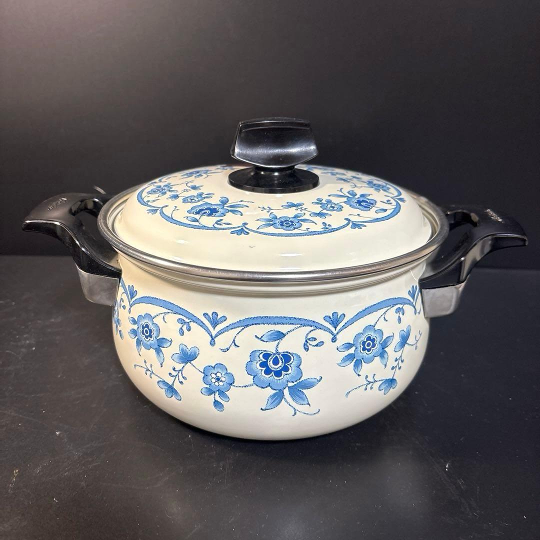 Noritake ホーロー　両手鍋　片手鍋