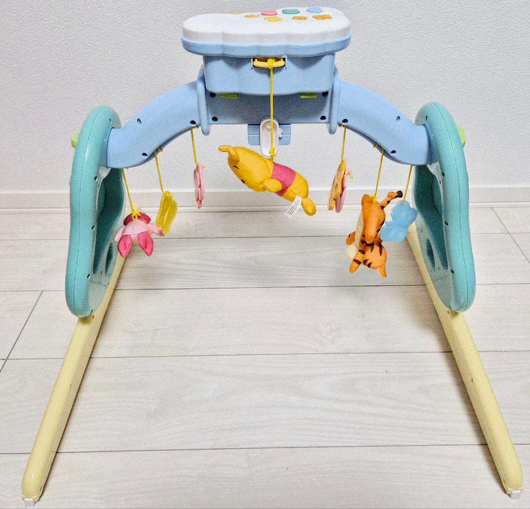 【25年1月購入】美品 くまのプーさん えらべる回転6WAYジムにへんしんメリー