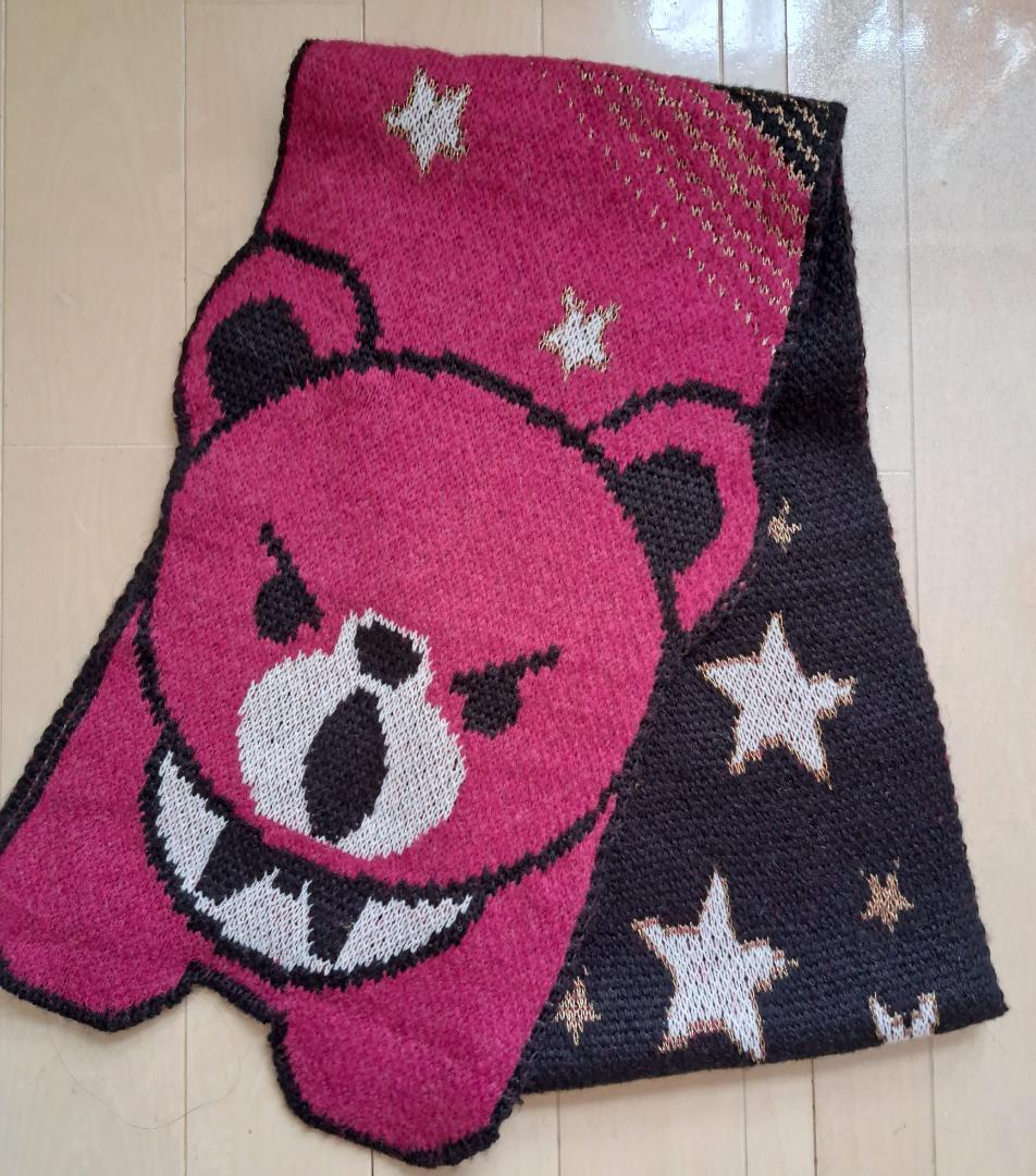 新品★HYSTERIC BEARマフラーHYSTERICGLAMOURヒステリ