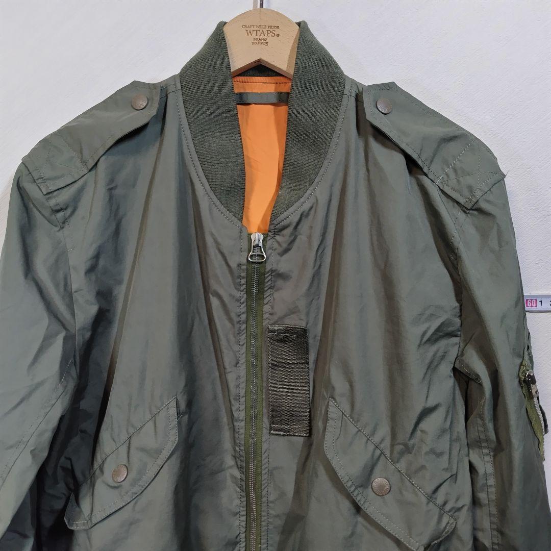 A-冬 a bathing ape オリーブ MA-1ジャケット XSサイズ