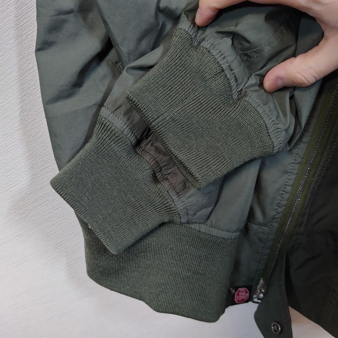 A-冬 a bathing ape オリーブ MA-1ジャケット XSサイズ