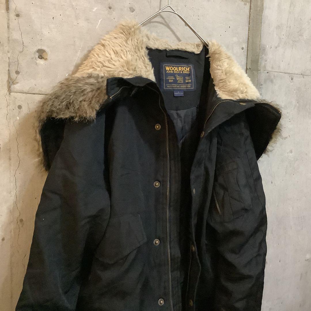 90s USA製 Woolrich フライトジャケット CORDURA Y2K