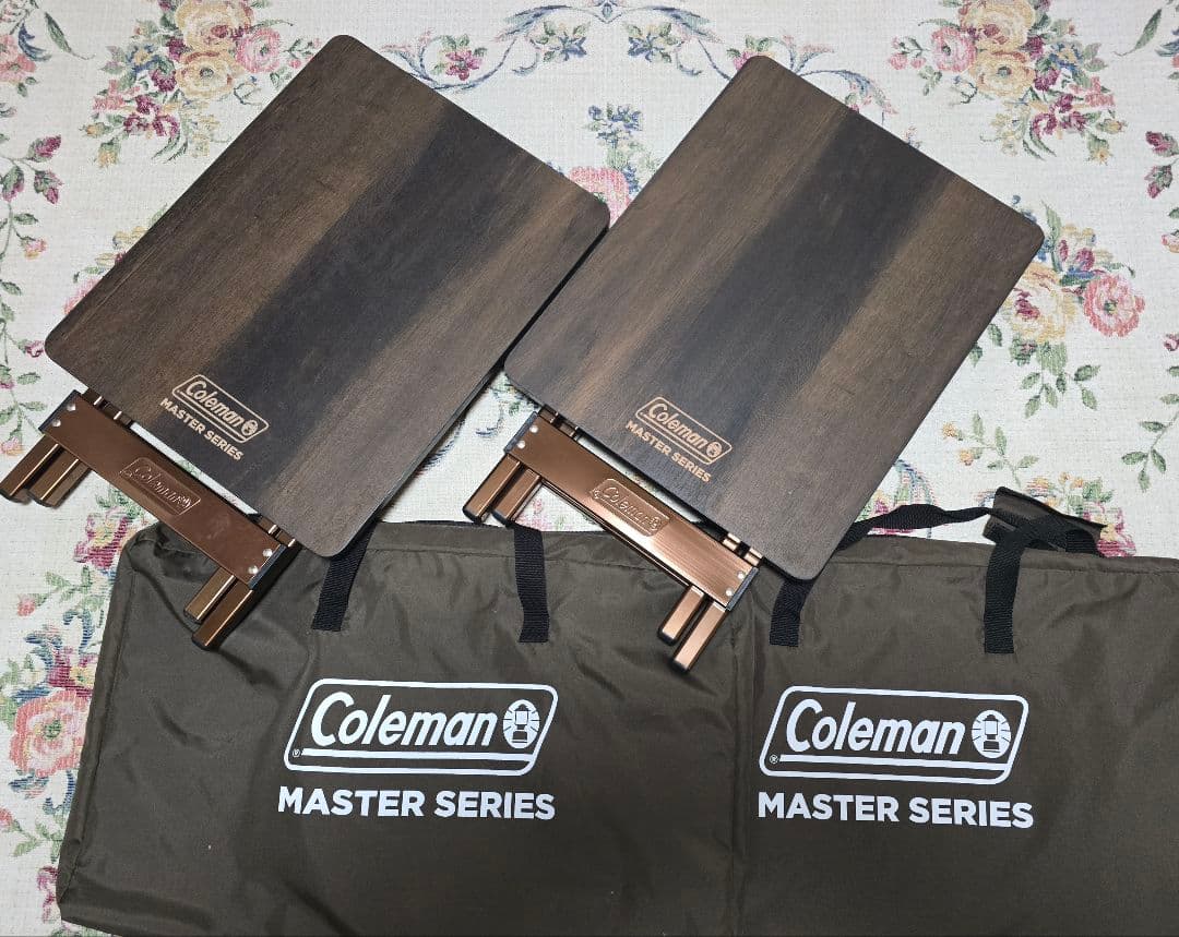 Coleman(コールマン) バタフライ サイドテーブル2個セット特価　極上美品