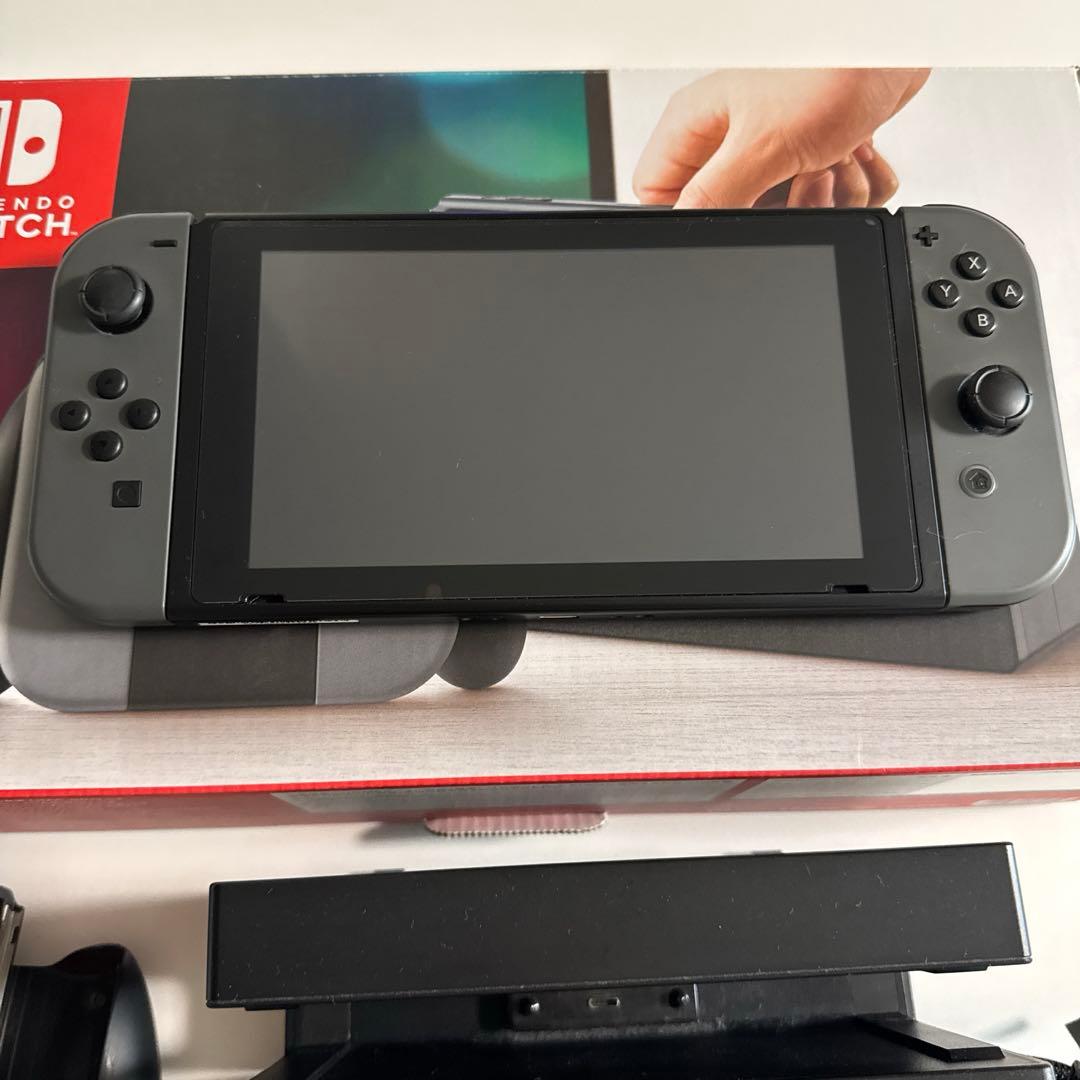 Switch 本体 箱付き 動作確認済み ケース付き　保護フィルム貼付済