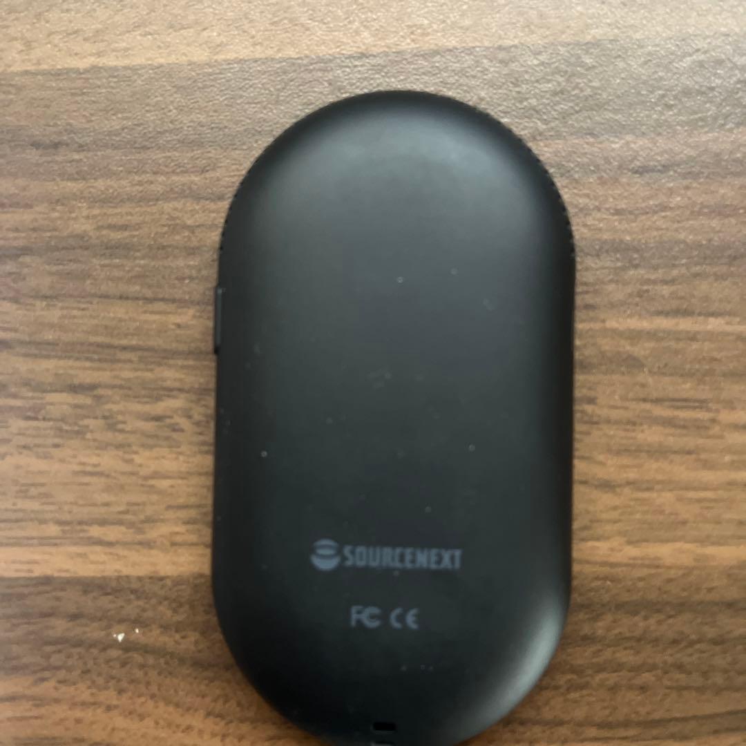SOURCENEXT POCKETALK W グローバルツウシンツキ ブラック