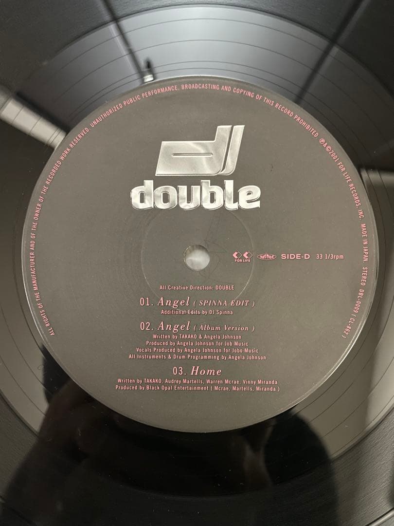 【美品】DOUBLE / double / レコード2枚組　レア盤