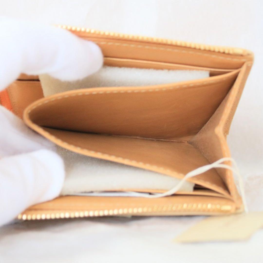 genten ゲンテン ☆美品☆ マルチカットワーク ミニ 財布レザー