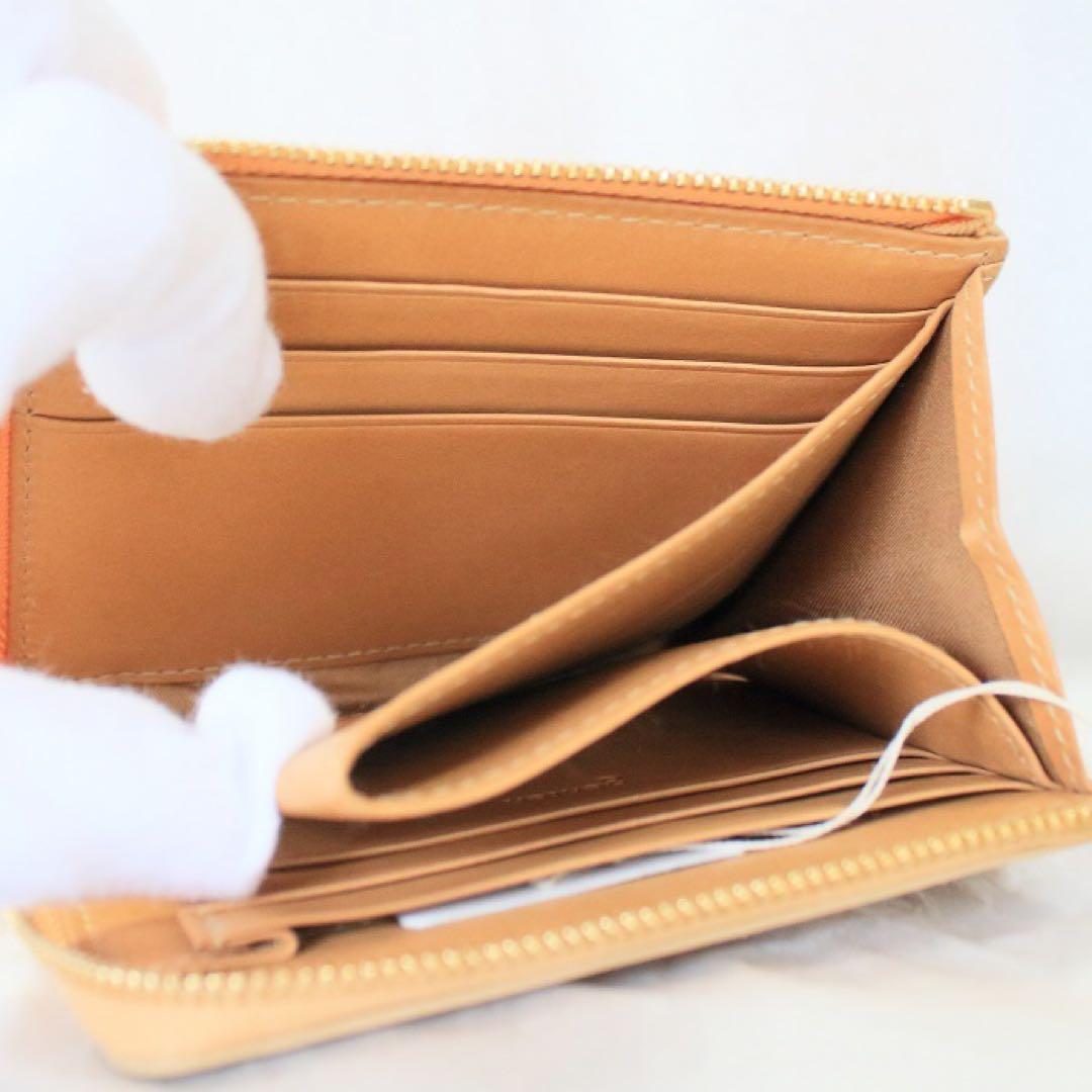 genten ゲンテン ☆美品☆ マルチカットワーク ミニ 財布レザー