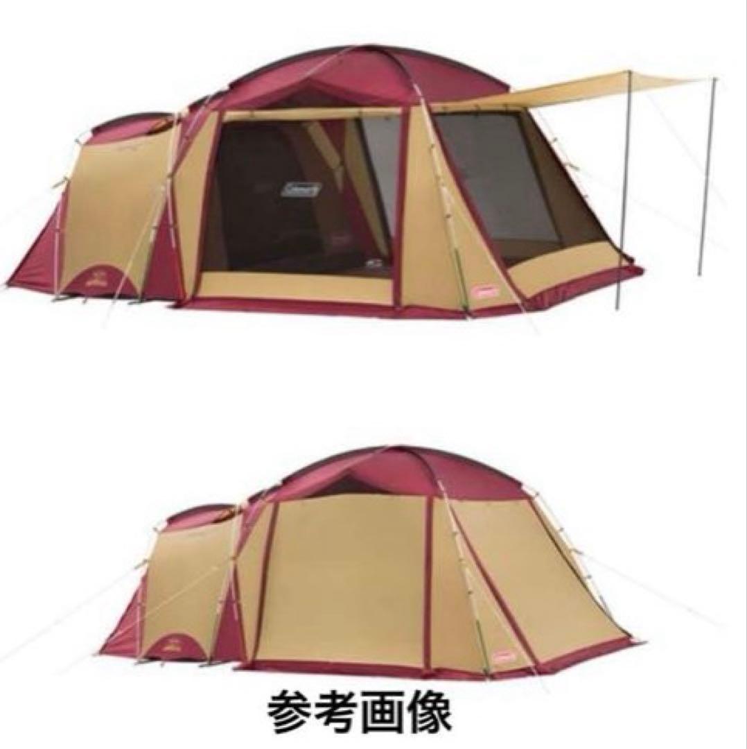 Coleman タフスクリーン2ルーム バーガンディ色＋付属品