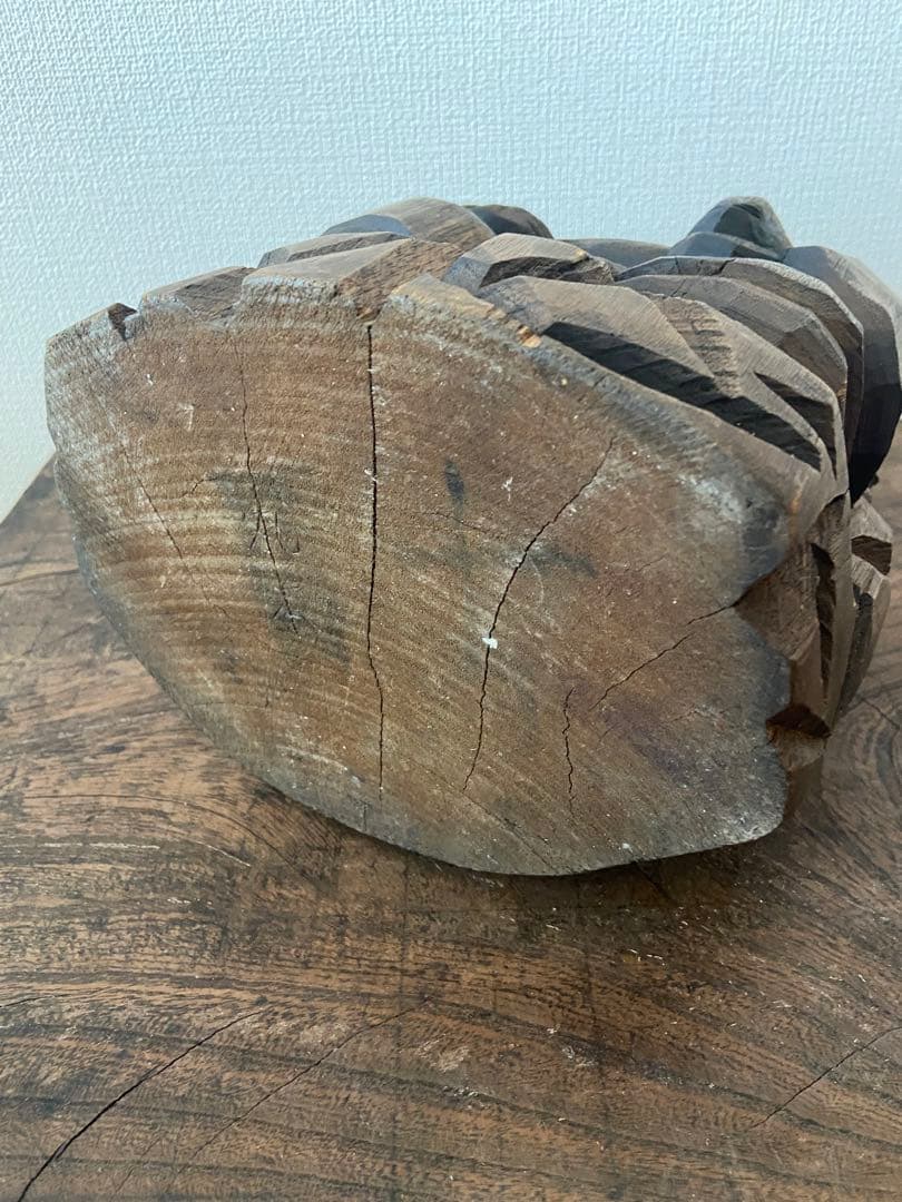 T*i様 明治期 東北 木彫恵比寿像 一木造
