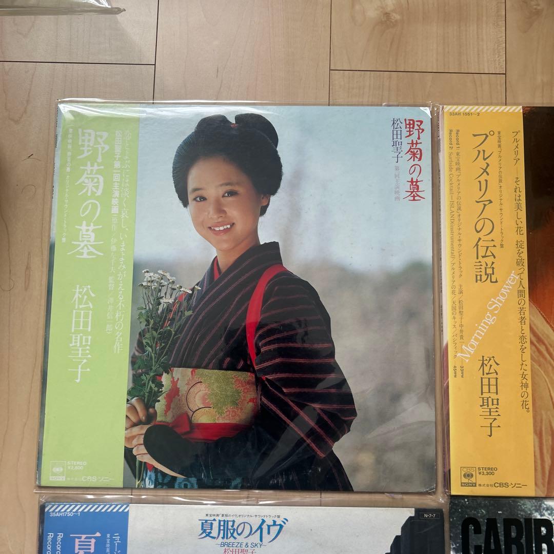 松田聖子 主演映画サントラLPレコード 4セット