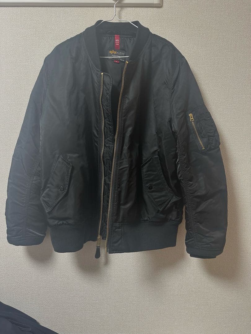ALPHA INDUSTRIES MA-1 フライトジャケット XL ブラック