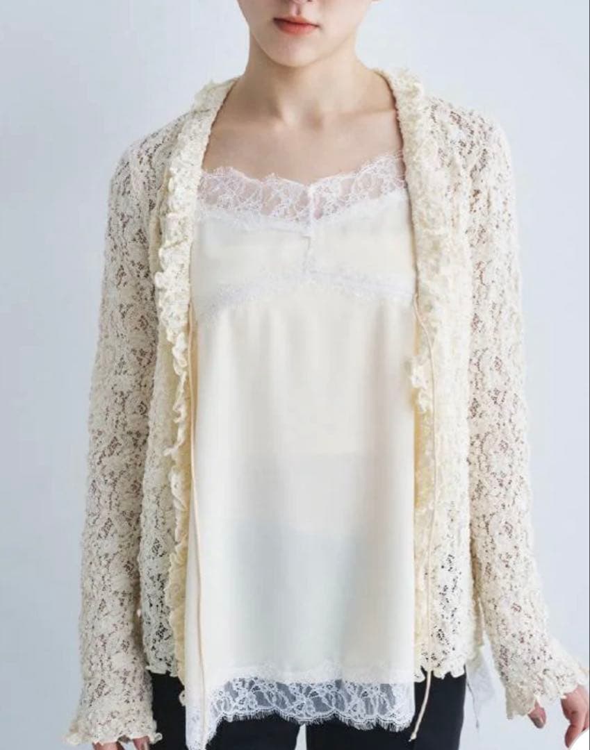 トップス CODE A lingerie mood lace cami