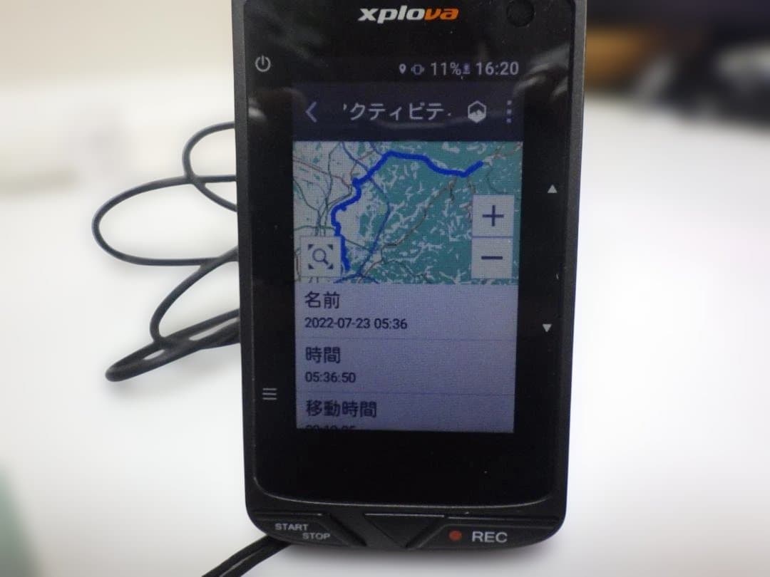 サイクルコンピューター　XPLOVA　X5Evo