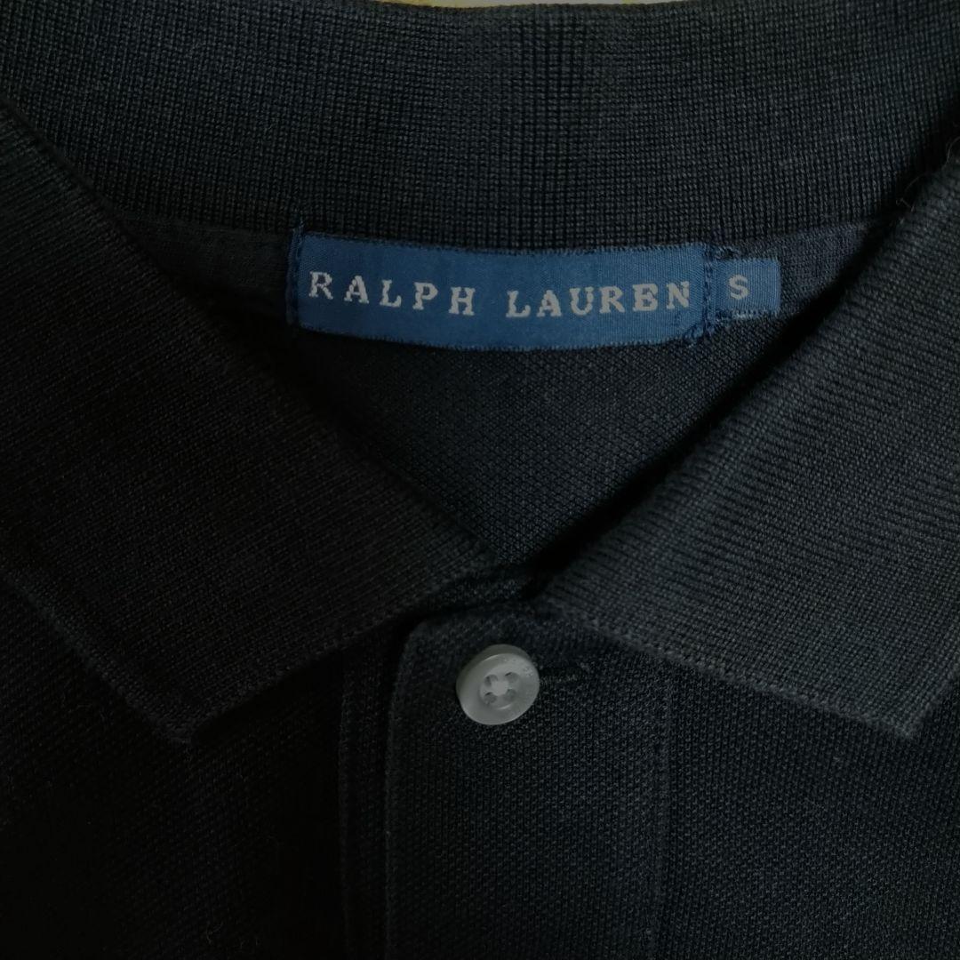 ゆ様 希少 PoloRALPH LAUREN ポロシャツ ビックロゴ 黒