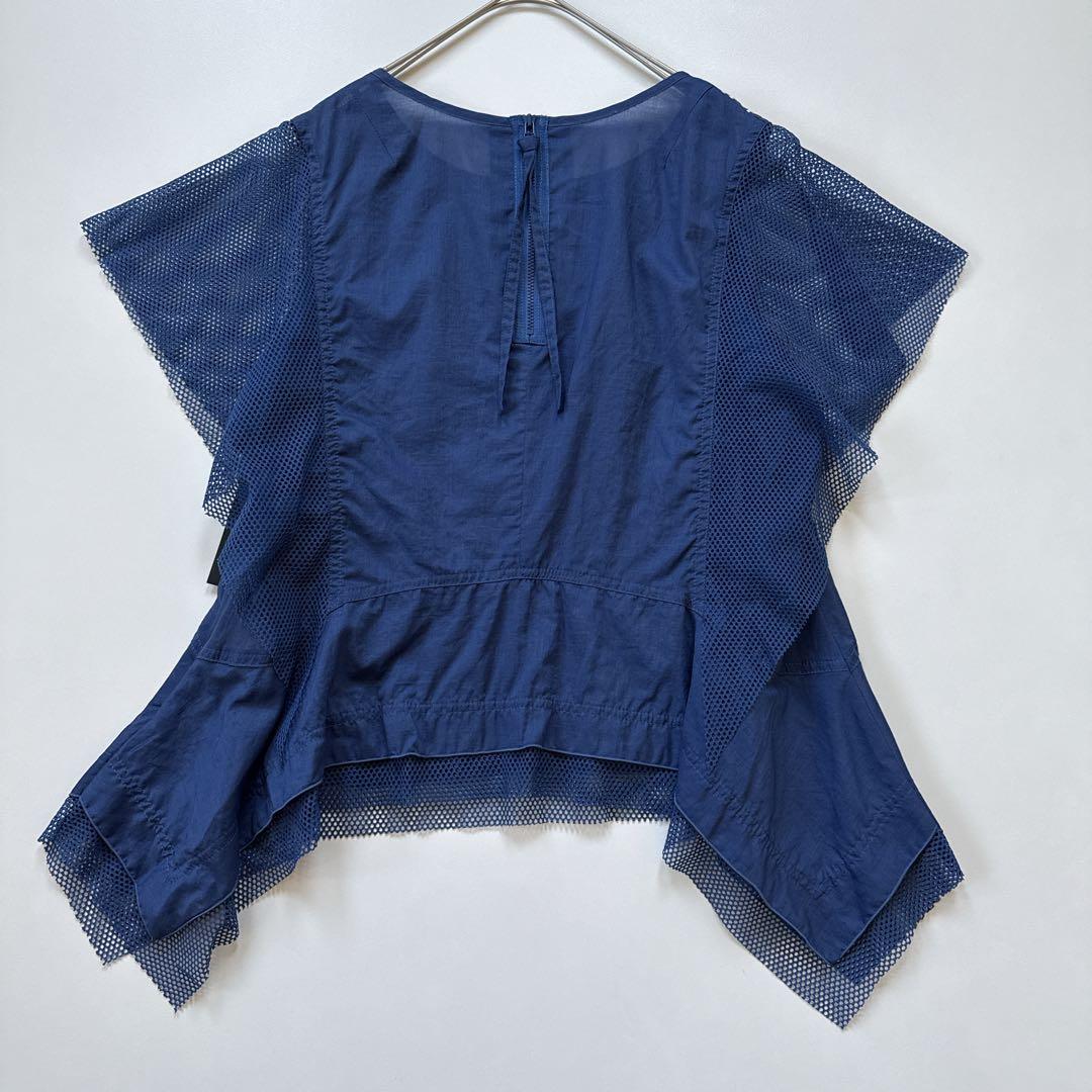 新品✨エイココンドウ チュールメッシュ切替 カットソー プルオーバー 42