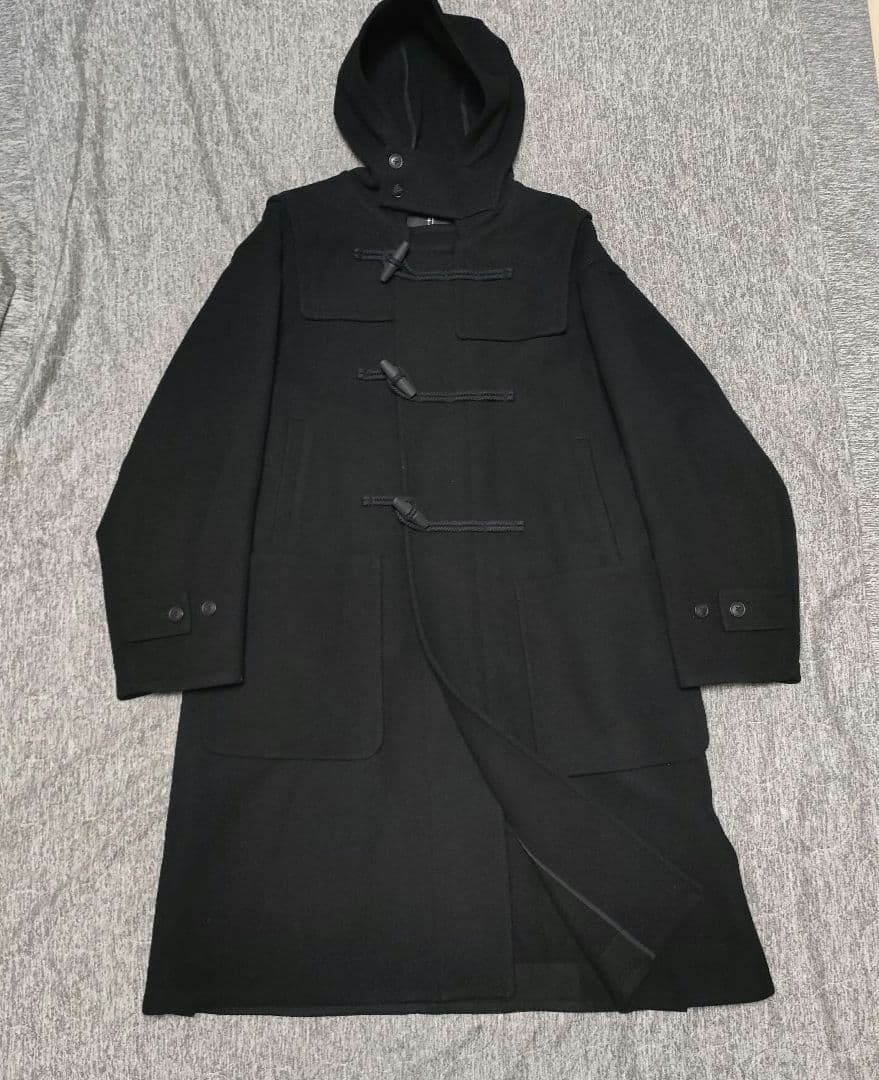 UNIQLO +J ジルサンダー ウール オーバーサイズ ダッフルコート 黒 M